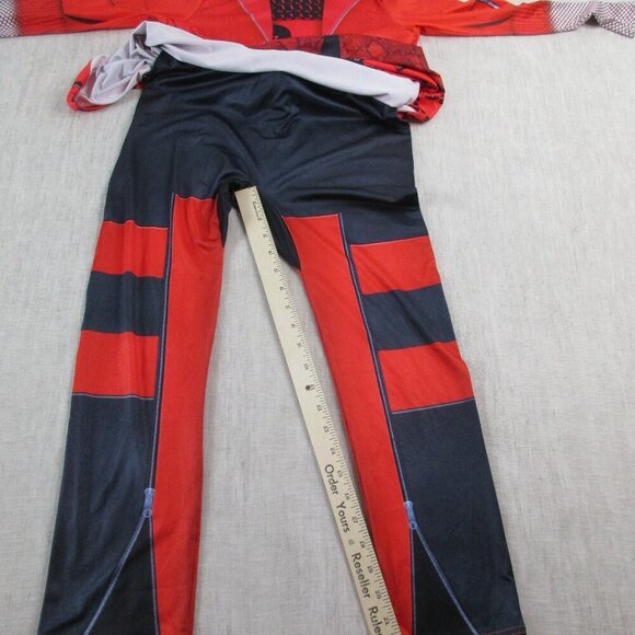 Disney Descendants 4: The Rise of Red Costume Kids large Red Navy Heart Detail - Picture 14 of 15